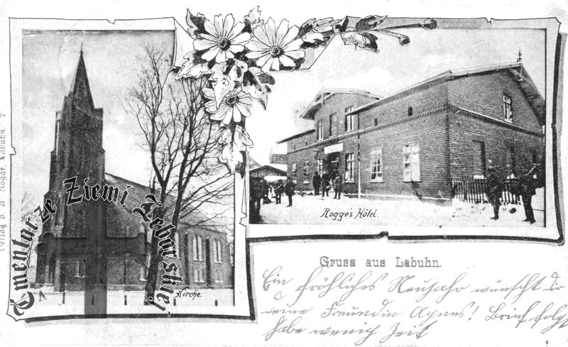 Łebień — dawny kościół ewangelicki (ob. NMP Królowej Polski)